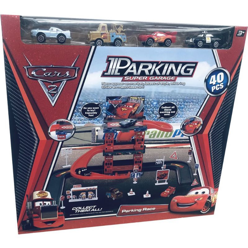 Mainan Cars Parking super garage 40pcs cars parking garage Planes 58107 Cars 7000B