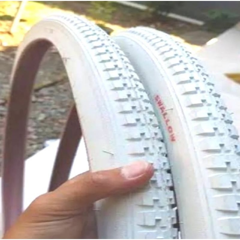 Ban Luar Sepeda 28x1 1/2   SWALLOW warna Putih