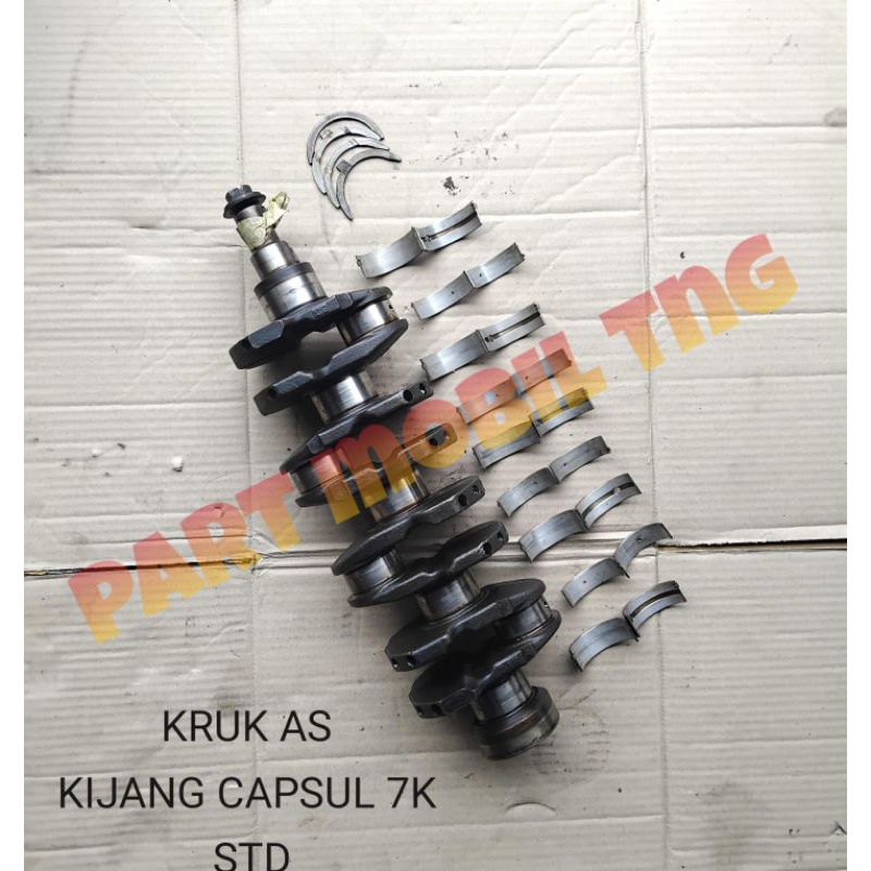 Kruk As / Ker As Crankshaft Toyota Kijang 7K 18 / 1800cc STD Standar Copotan