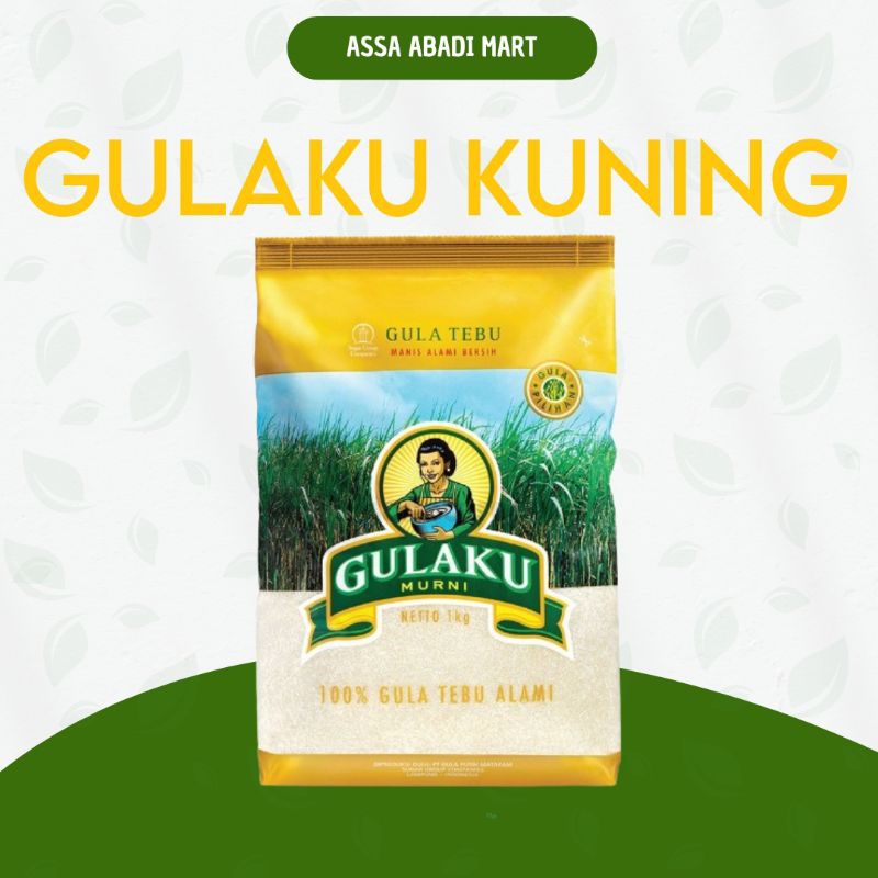 

GULAKU KUNING - Gula Tebu Alami Kemasan 200g, 500g dan 1Kg
