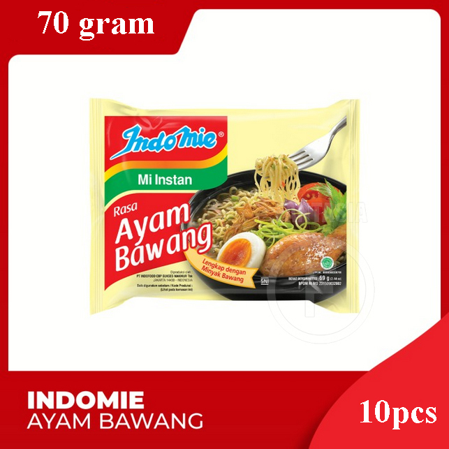 

INDOMIE AYAM BAWANG PACK PER 10 BUNGKUS FANTASIA