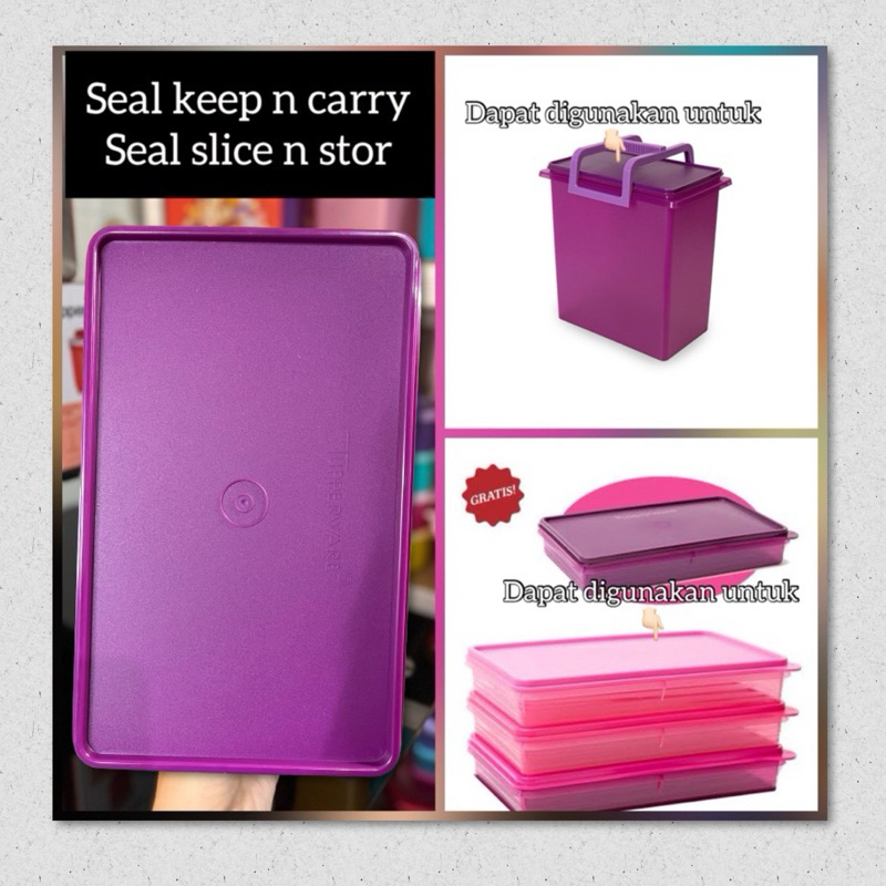 seal tutup slice n stor Seal tutup keep n carry