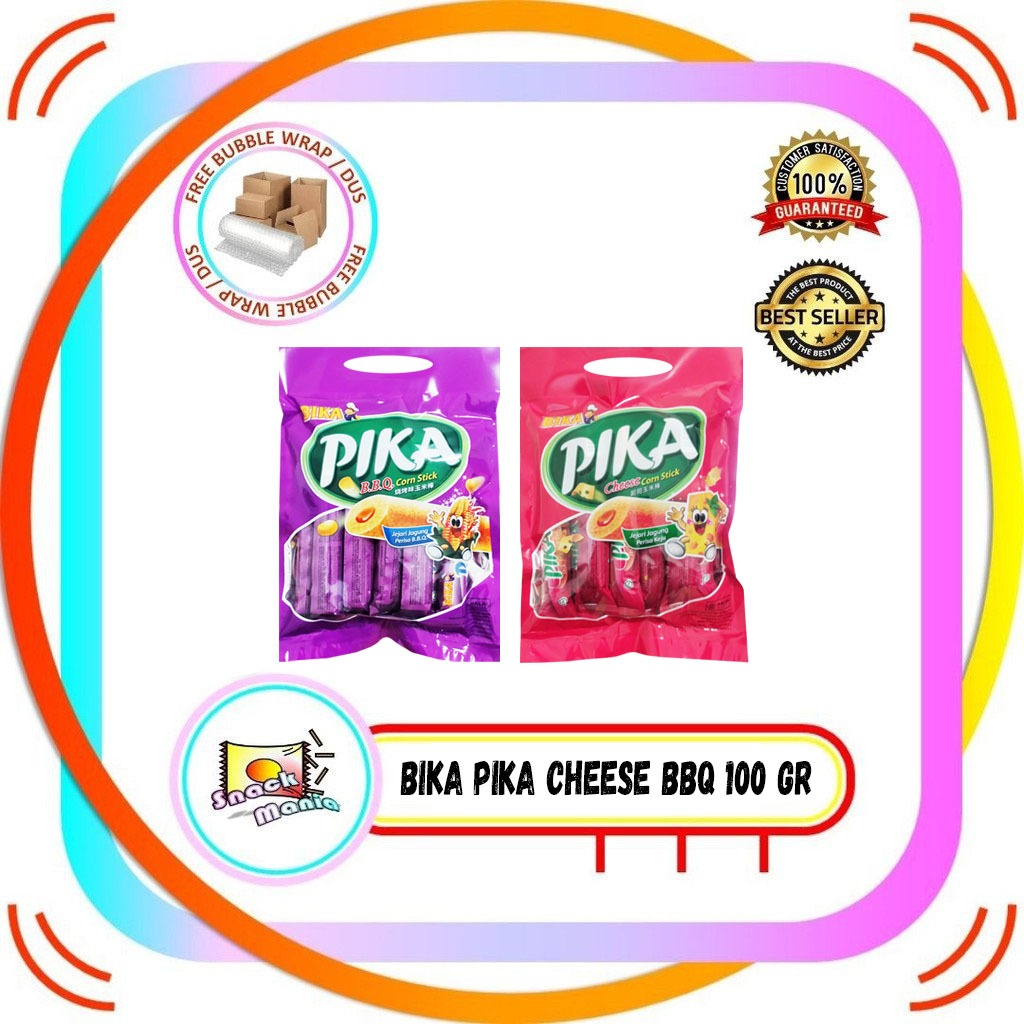 

Bika Pika Cheese | BBQ Corn Stick 100 gr Jejari Stik Jagung