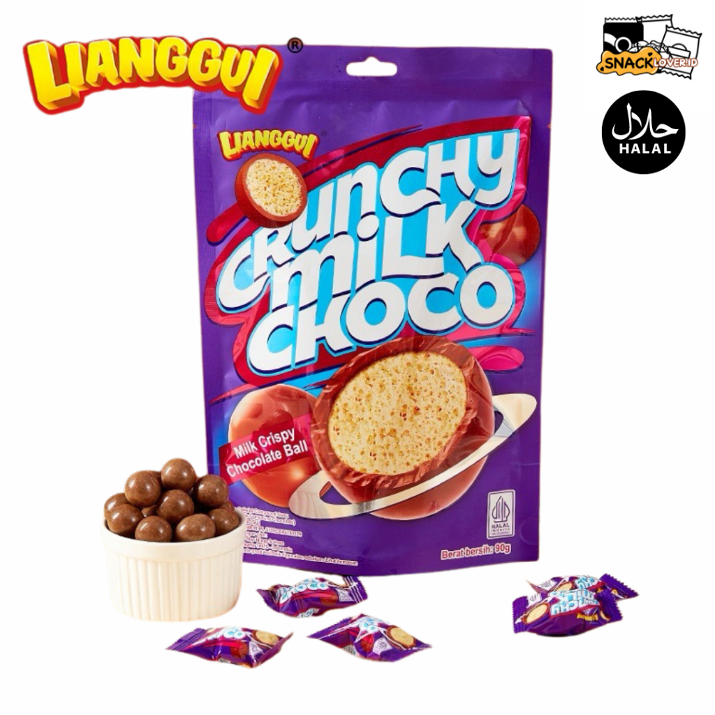 

Snack Import Crunchy Milk Choco Coklat Susu Snack Halal Camilan Anak