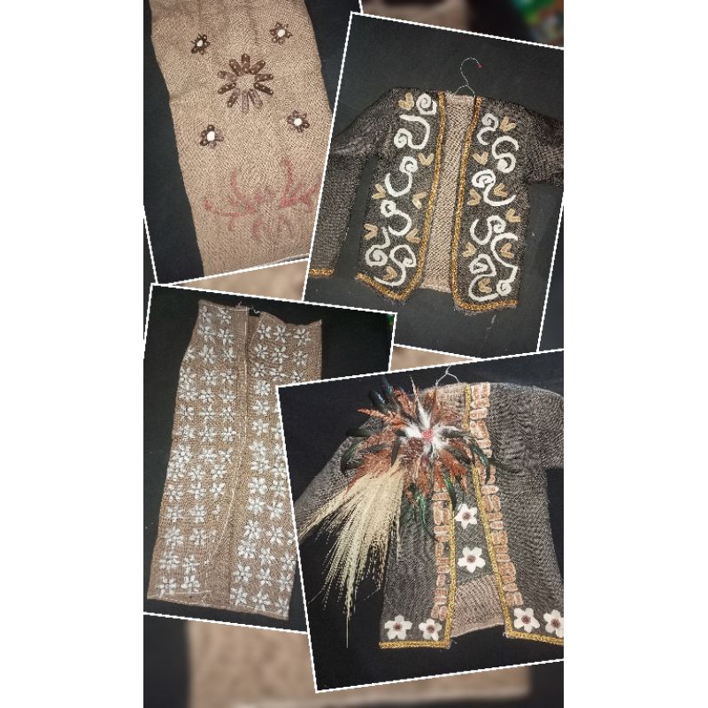 JUARA 1 - BAJU FASHION SHOW - BAJU SEPASANG PENGANTIN ADAT JAWA BAHAN GONI CUSTOM