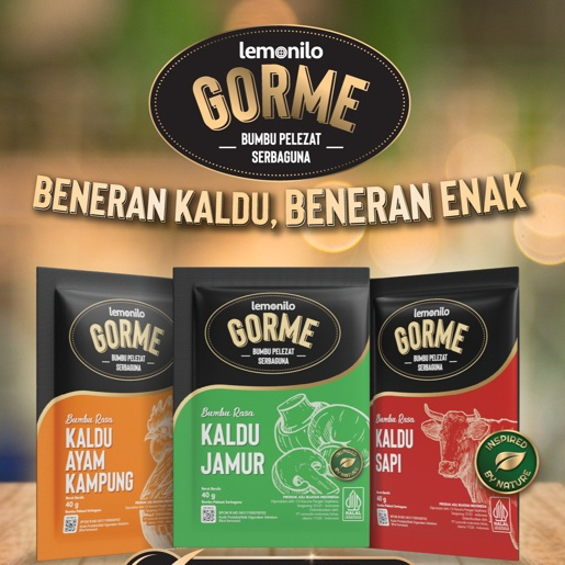 

Lemonilo gorme - kaldu bumbu penyedap rasa jamur sapi ayam kampung mpasi bayi non msg halal