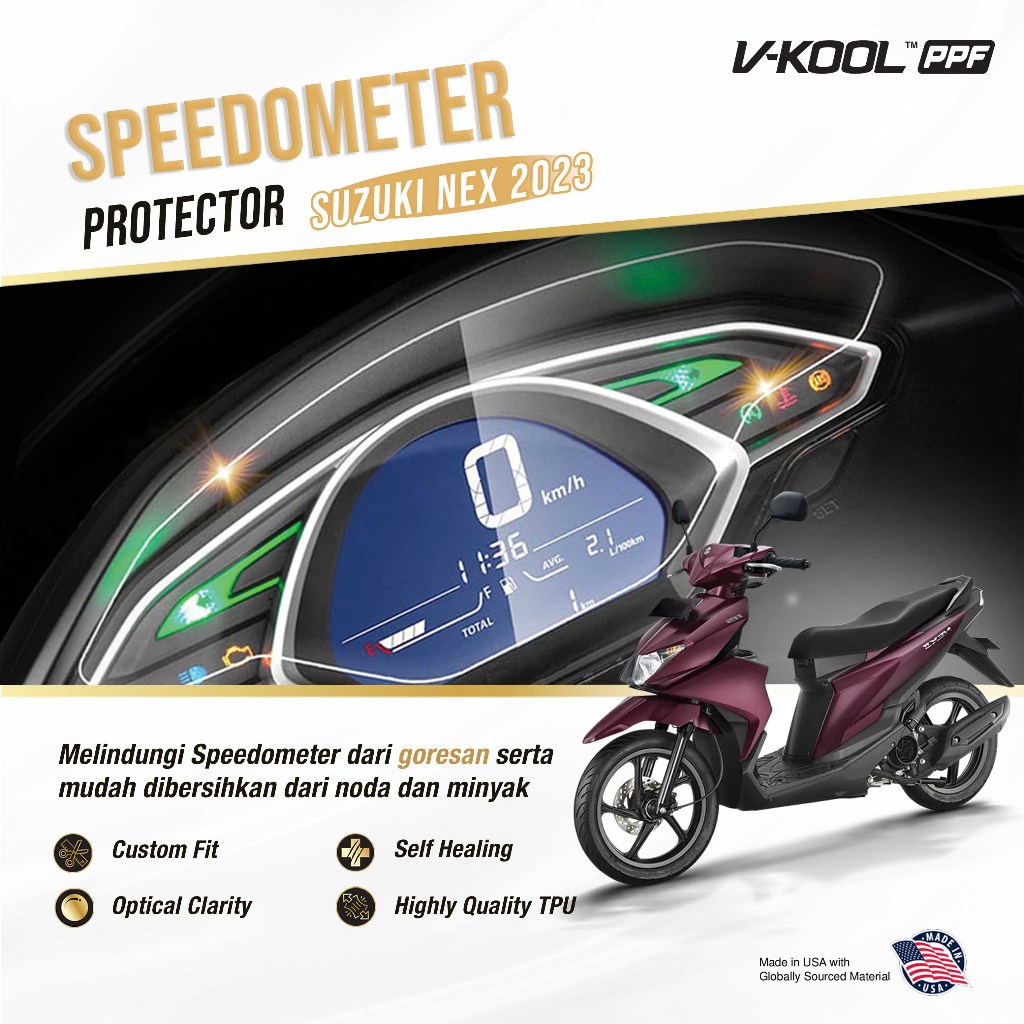 V-KOOL PPF Speedometer Suzuki NEX