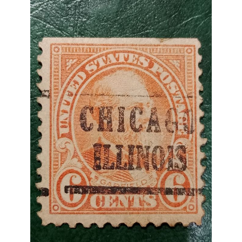 

Prangko USA 6 Cents James A Garfield Tahun 1922 USED