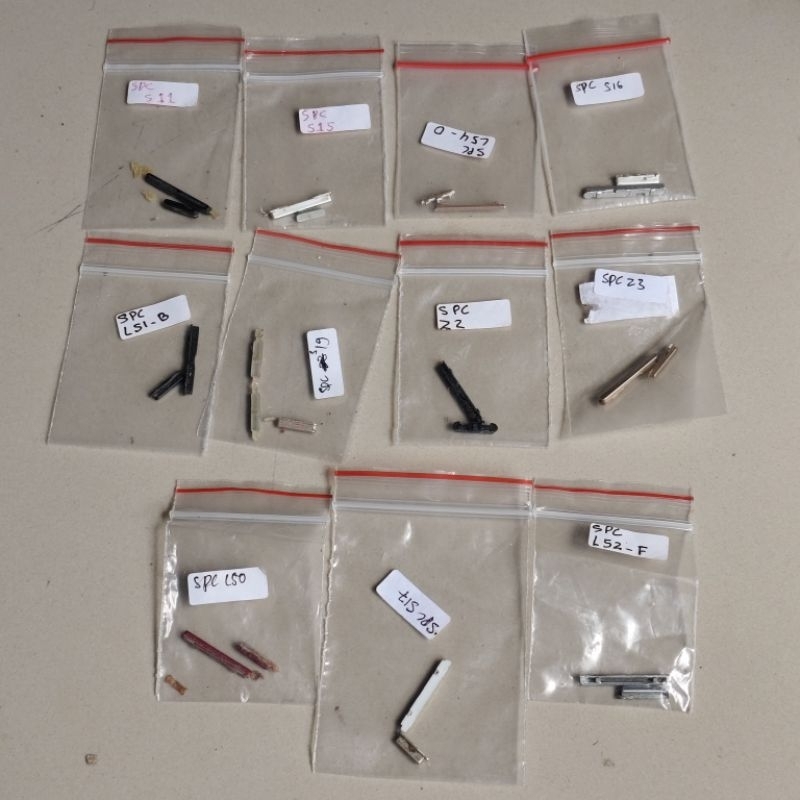 JUAL CEPAT  Tombol Tombol Luar spc L52/F/S,L50,S17,Z3,Z2,S19,L51B,L54-0,S16,S11,S15  cabutan normal 