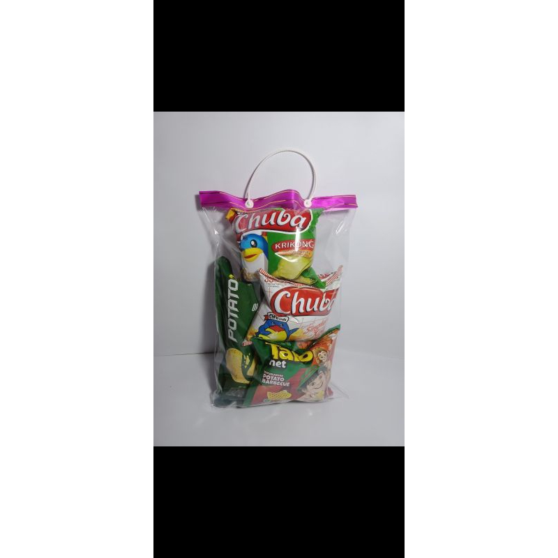 

paket bingkisan Snack ulang tahun murah meriah