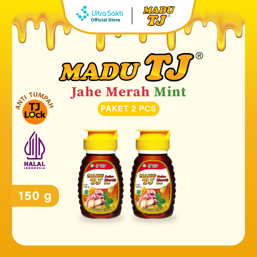 

Paket Madu TJ Jahe Merah Mint 2 pcs @150gr