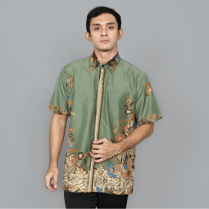 HEM BATIK WK 04.72 ll ATASAN BATIK PRIA ll PAKAIAN BATIK PRIA ll BAJU BATIK PRIA