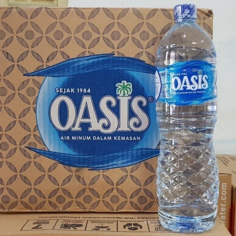 

AIR MINERAL OASIS BOTOL 1.500 ML 1 KARTON ISI 12 BTL PENGIRIMAN INSTAN DAN SAMEDAY BLUEBIRD