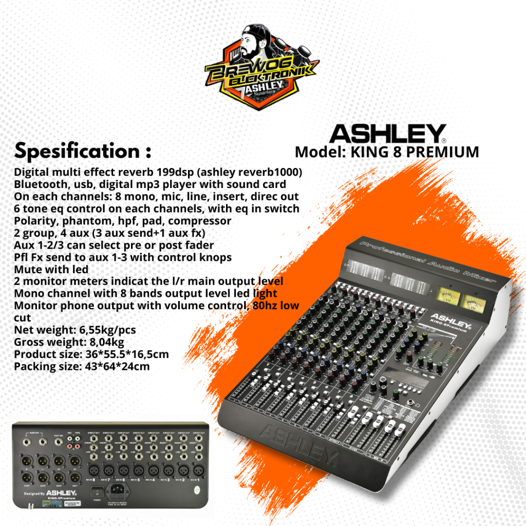 MIXER KING 8 PREMIUM ASHLEY