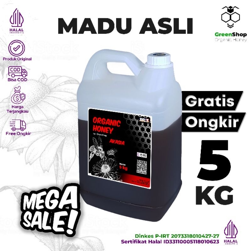 

Grosir Termurah Madu Murni Akasia Carva [ 5kg ] 100% Raw Honey ORGANIC