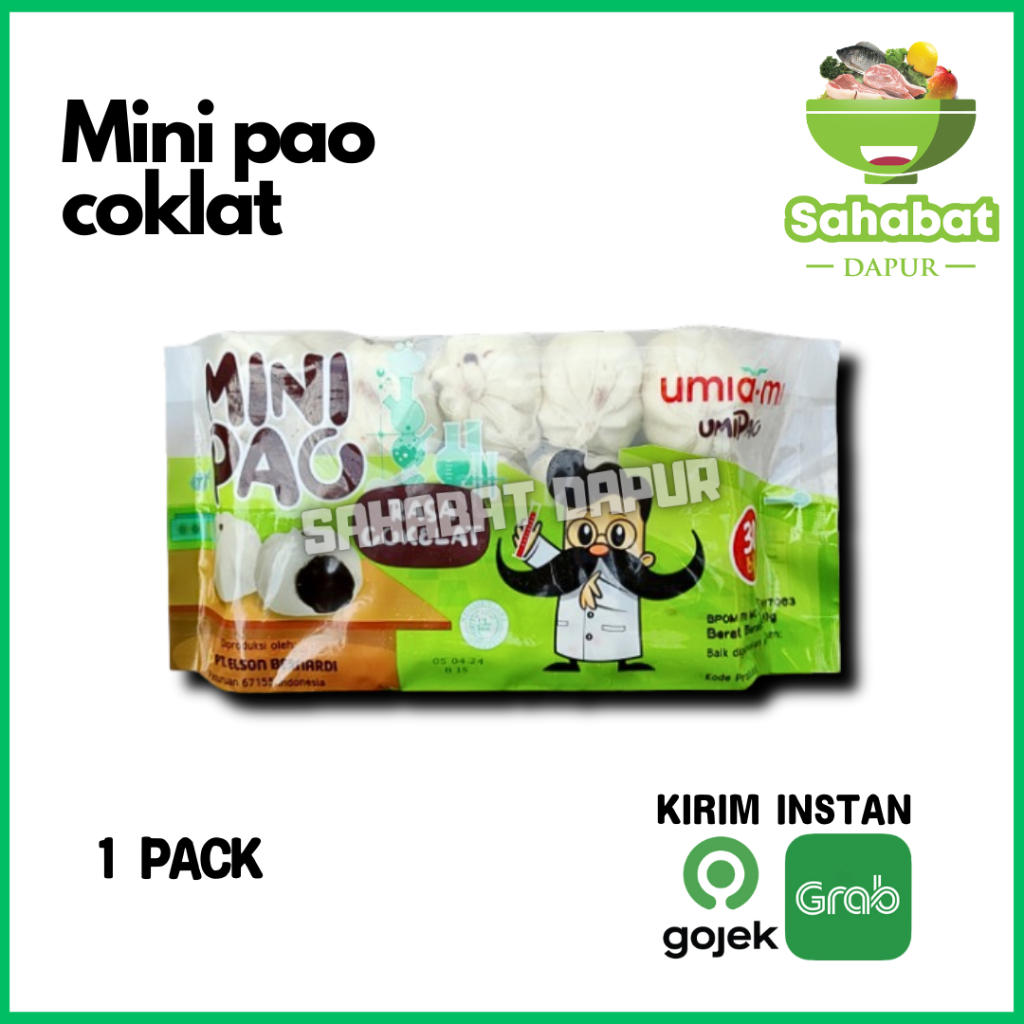 

Umipao Bakpao Mini / Minipao Rasa Coklat - SAHABATdapur
