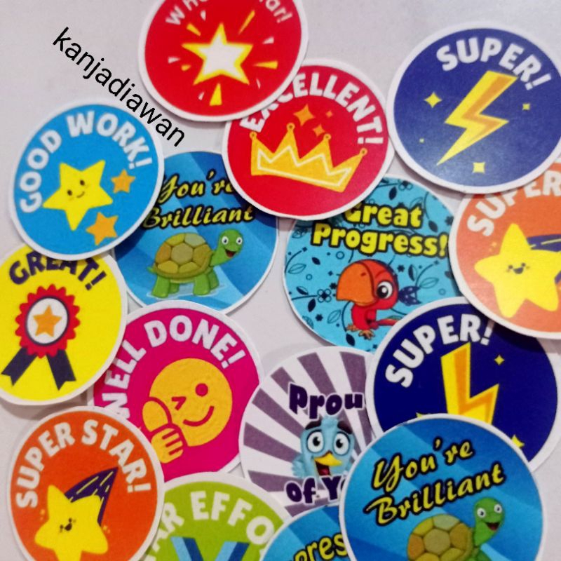 

Stiker Reward Penilaian Guru Sticker Apresiasi
