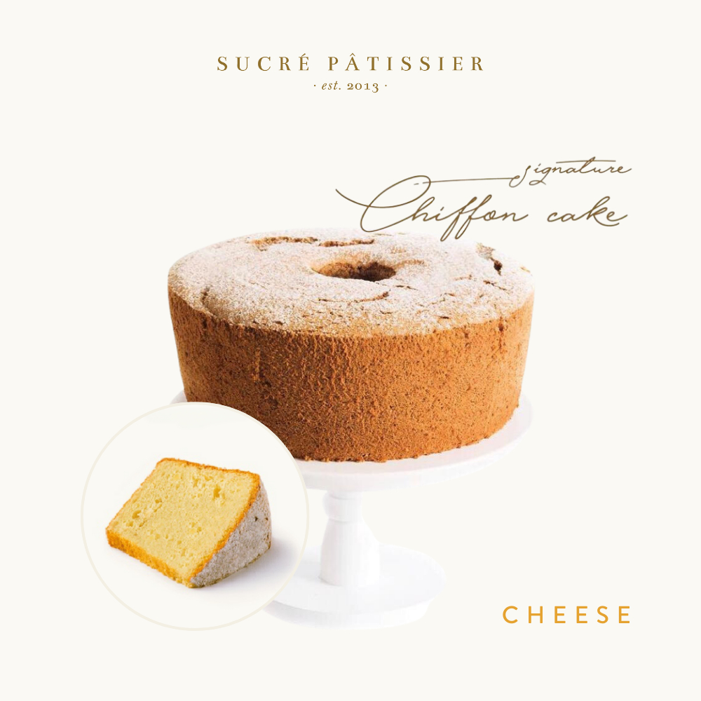 

Cheese Chiffon Cake Sucre Patissier 26cm Kue Ulang Tahun Birthday Cake