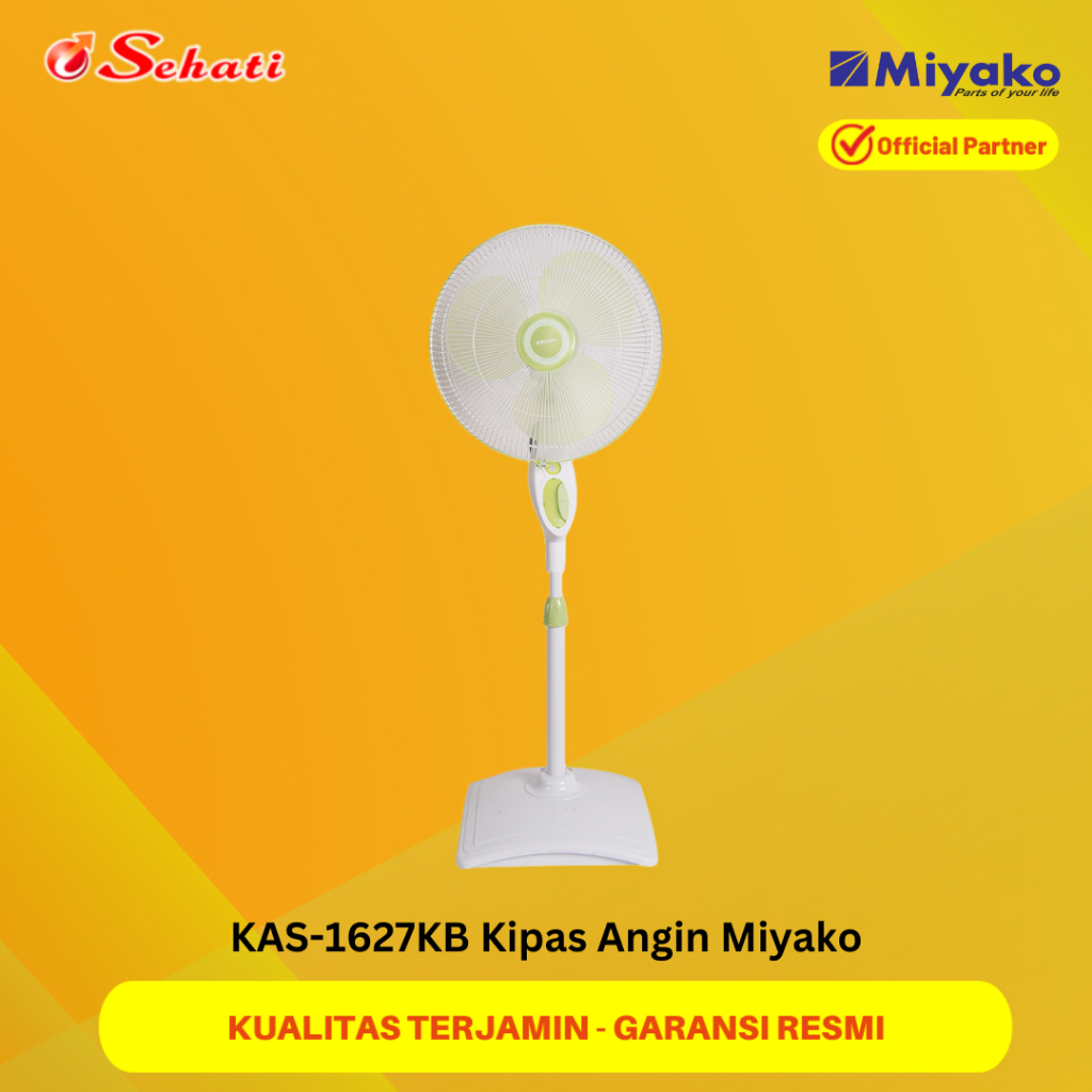 MIYAKO KAS-1627KB Kipas angin Miyako /KIPAS/KIPAS ANGIN/KIPAS ANGIN MIYAKO/KAS 1627KB