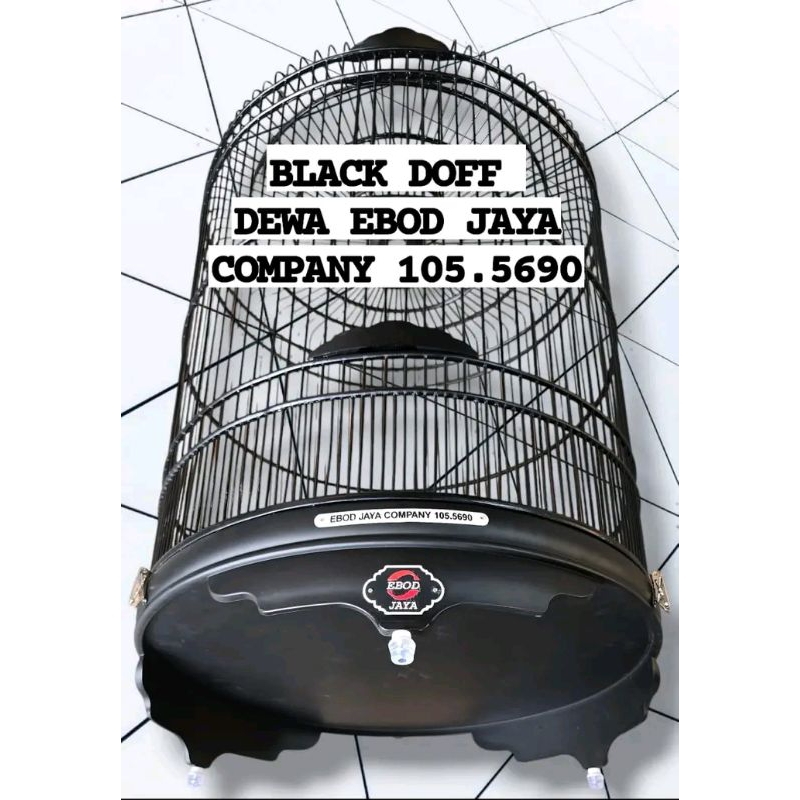 Sangkar Murai no 2 PVC polosan fullset