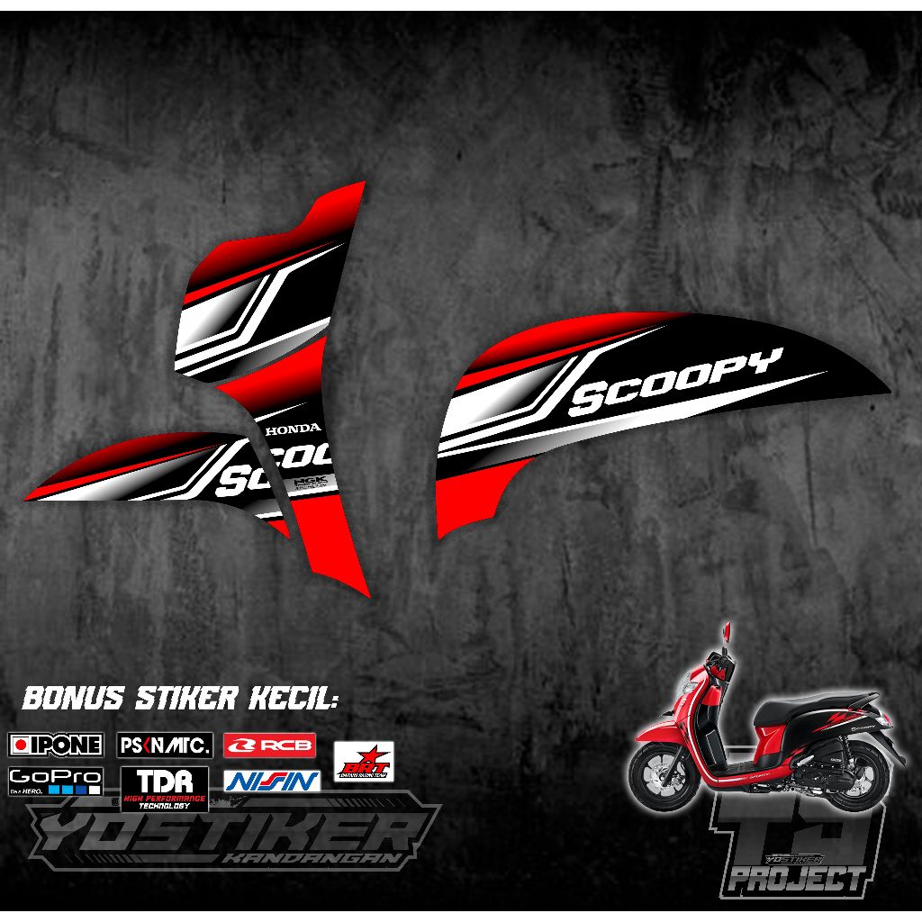 Striping Variasi Scoopy 2019