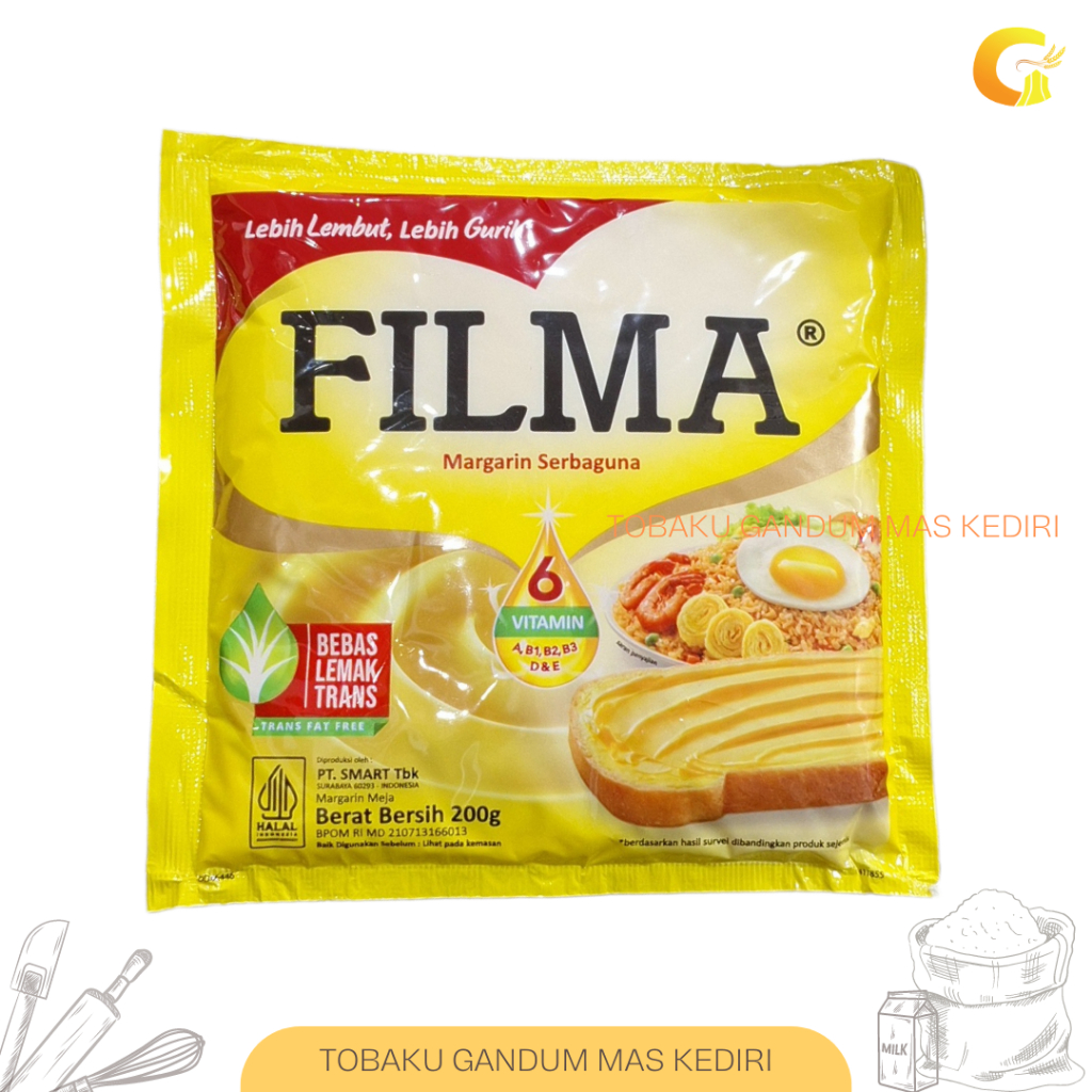 

Margarin Filma Serbaguna 200 Gr Sachet