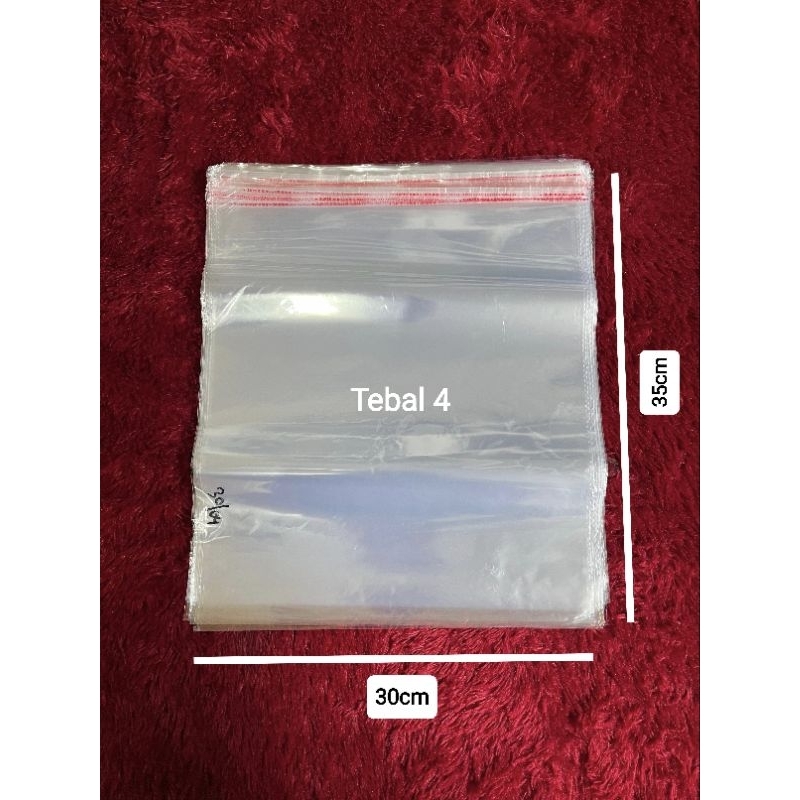 

30 4 | Plastik OPP SEAL Bening Packing Pakaian (Standar)