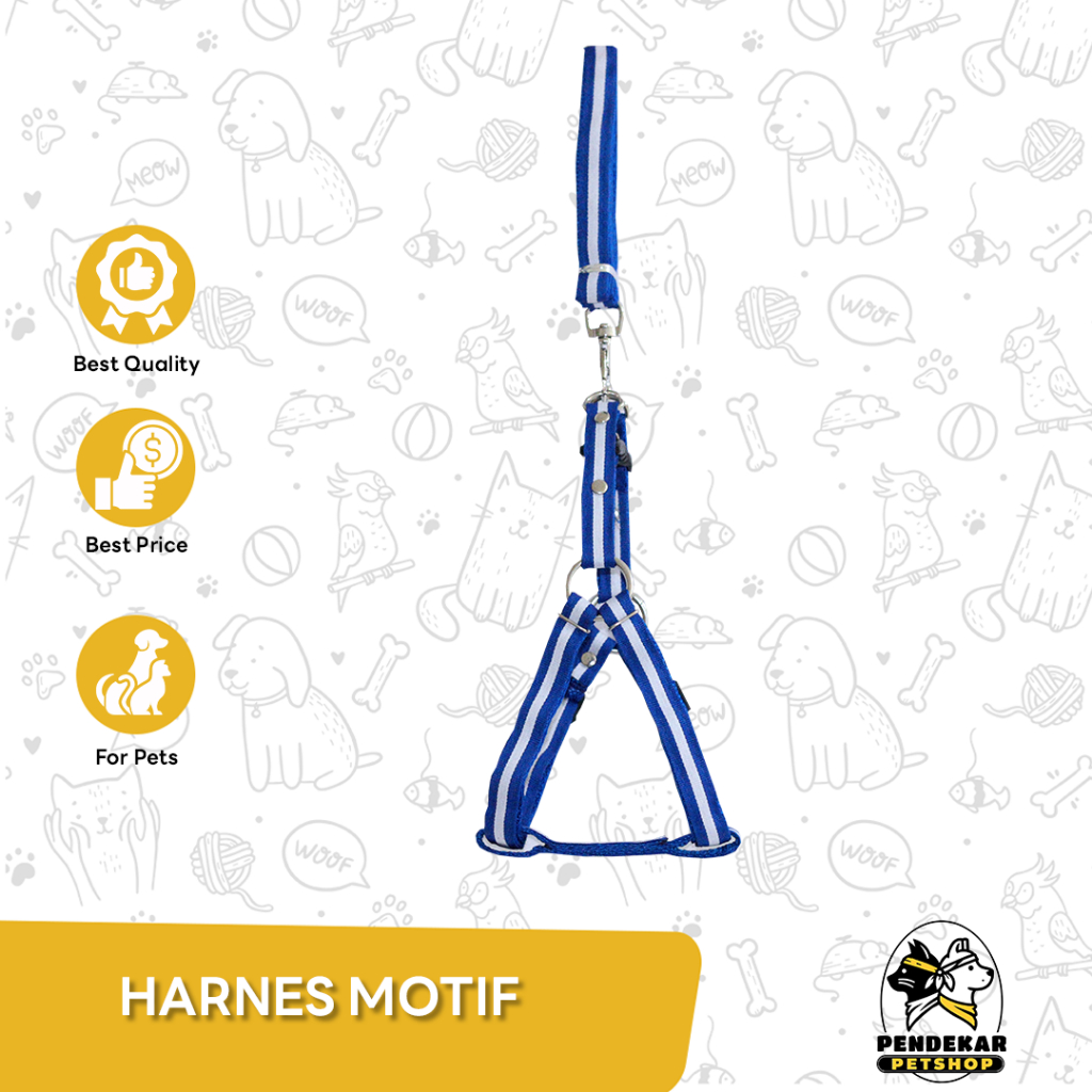 Harnes Anjing Harnes Motif