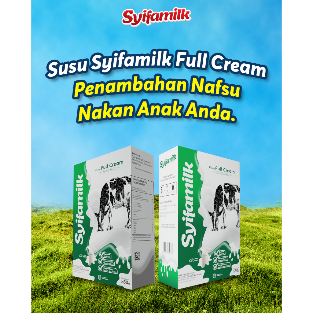 

Susu Sapi Syifamilk Rasa Full Cream, Original Produk, Best Seller