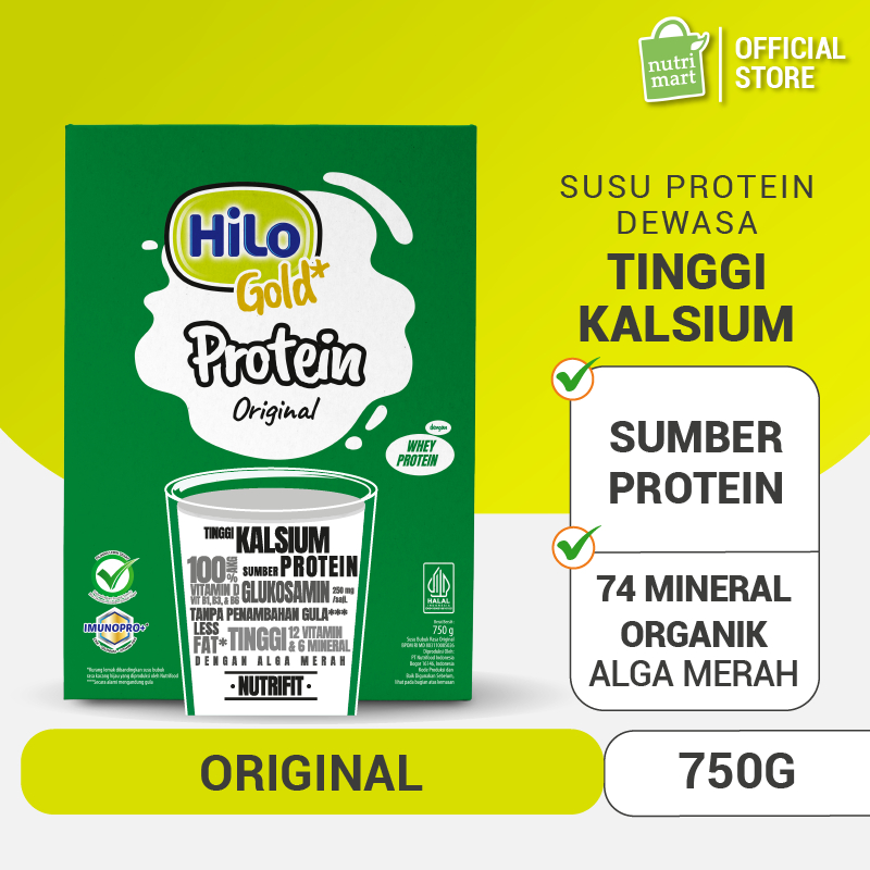 

HiLo Gold Original 750 gram - Susu Tinggi Kalsium Rendah Lemak