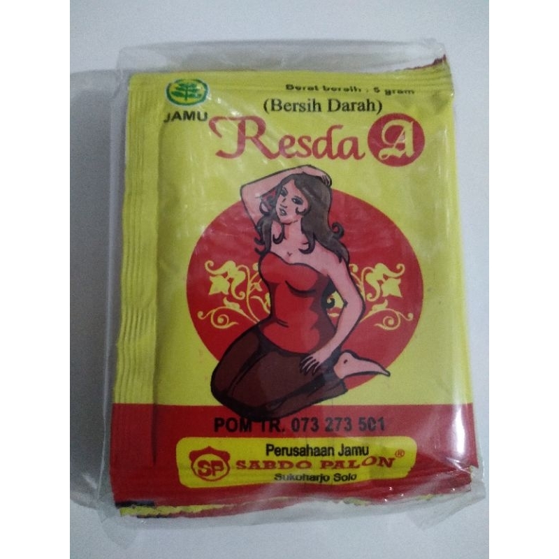 

Jamu resda sabdo palon isi 10 sachet