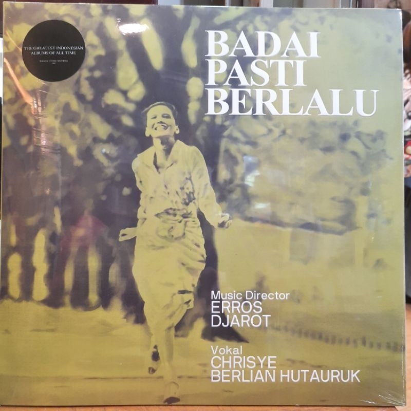 LP / VINYL (BLACK) CHRISYE & BERLIAN HUTAURUK  BADAI PASTI BERLALU