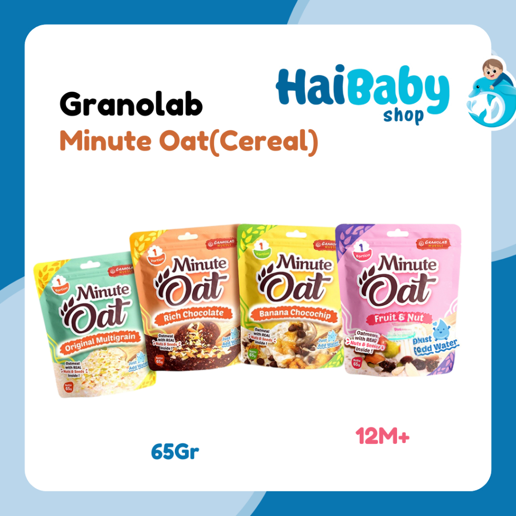 

Granolab Instant Oatmeal Minute Oat - Original Multigrain 65gr