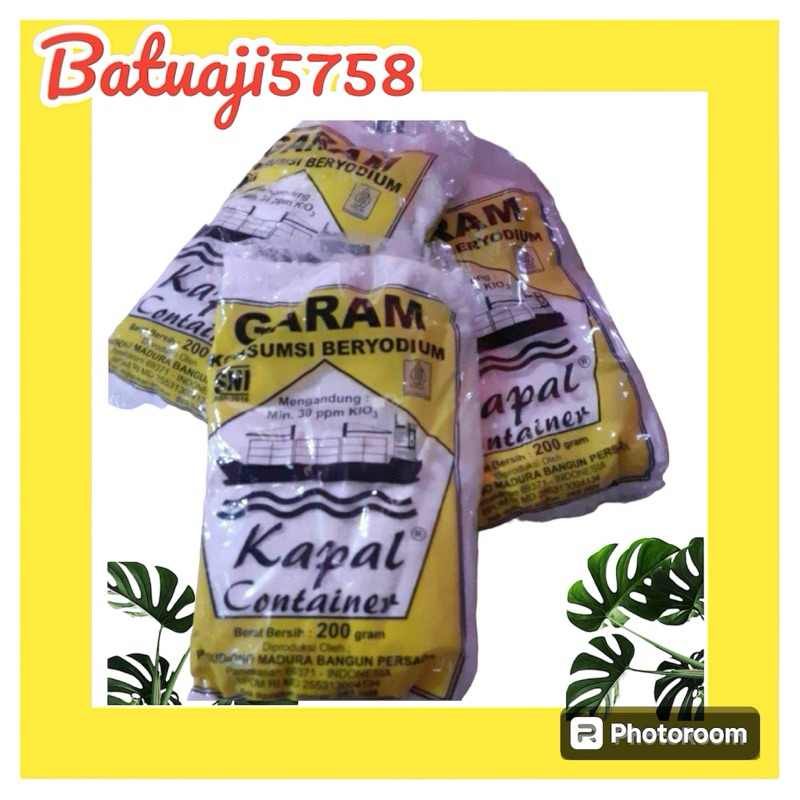 

Garam Konsumsi 200Gram Kapal container
