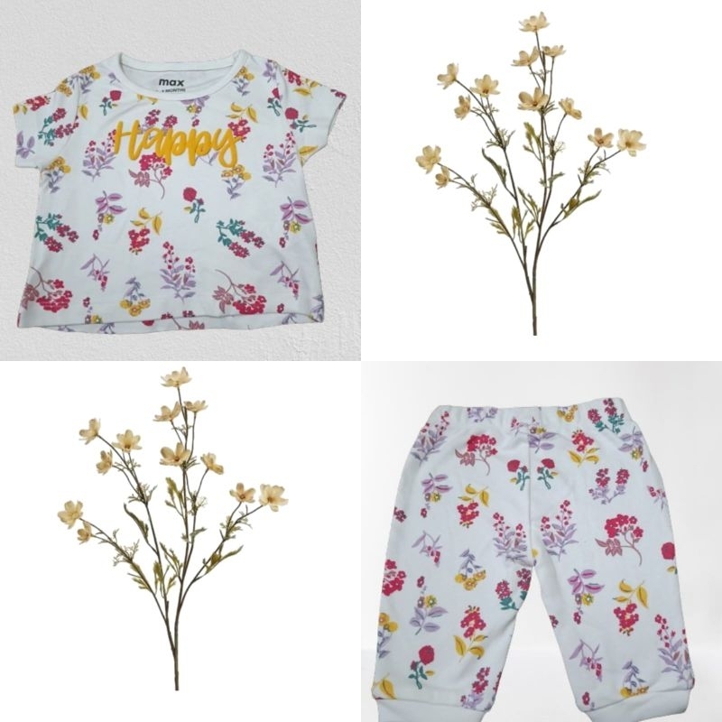 MAX SALE, Floral White Pyjamas