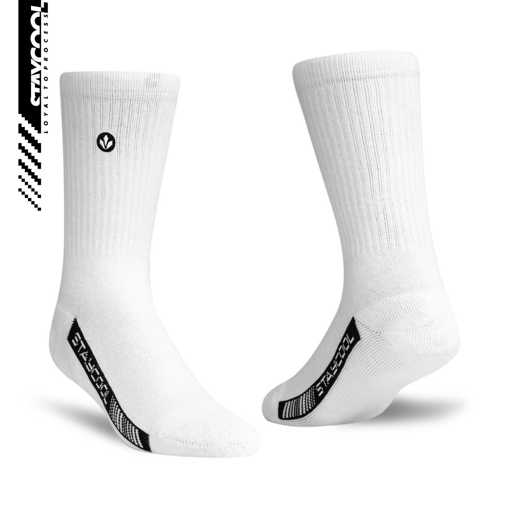 StayCool Socks Kaos Kaki Fashion Basic OG - Off White