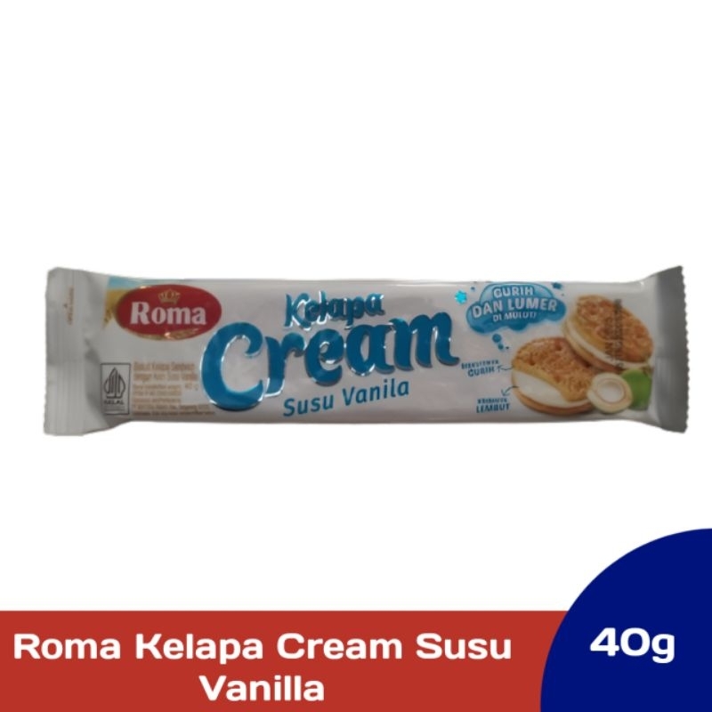 

Roma Kelapa Cream Susu Vanilla 40g