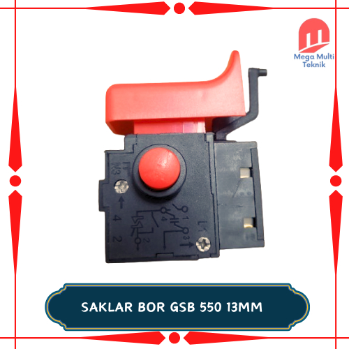 Saklar Mesin Bor GSB 550 Bosch 13mm Switch On Off Bor Bosch