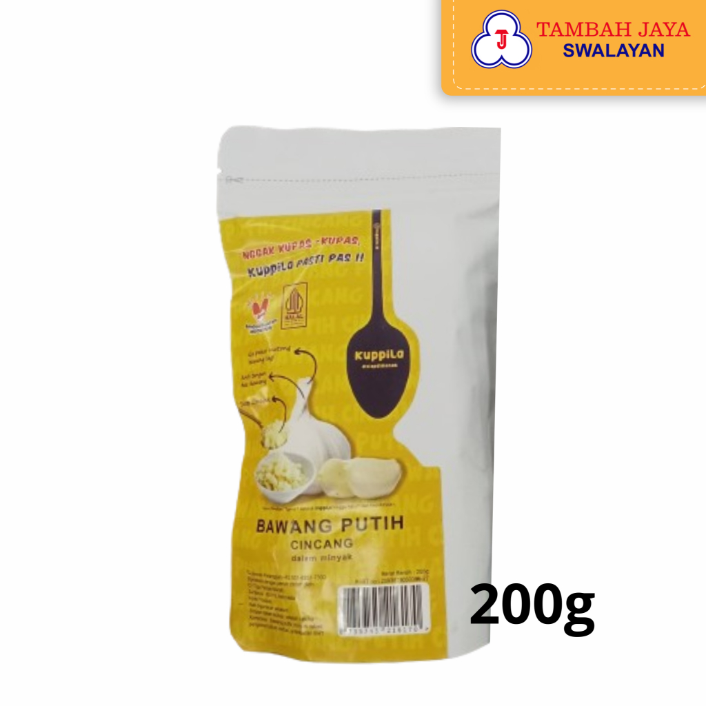 

Kuppila Pouch Bawang Putih Cincang Dalam Minyak 200g