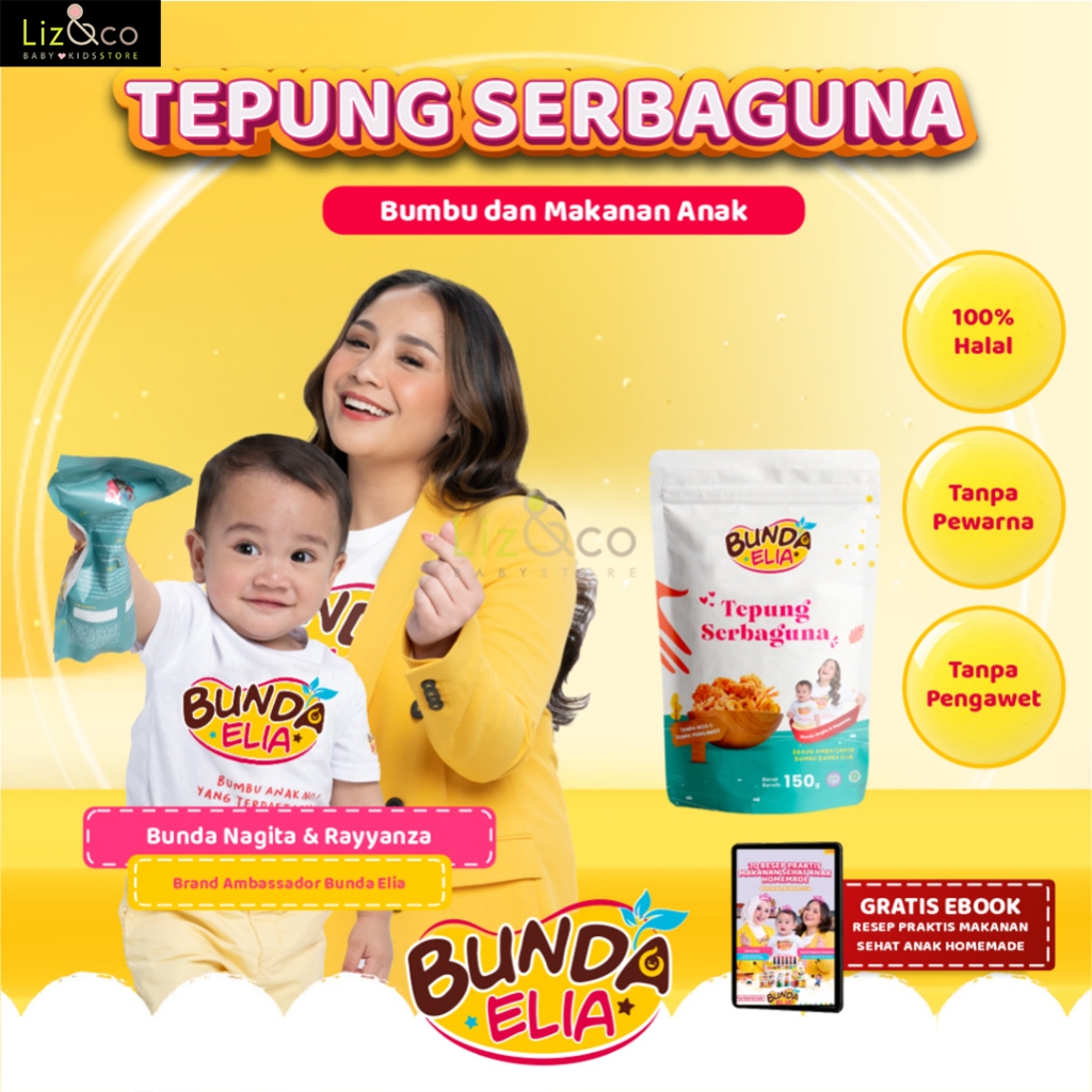 

Bumbu Bunda Elia Tepung Crispy Tanpa Penguat Rasa Tanpa Pengawet / Tepung Bumbu Serbaguna Tanp Penguat Rasa