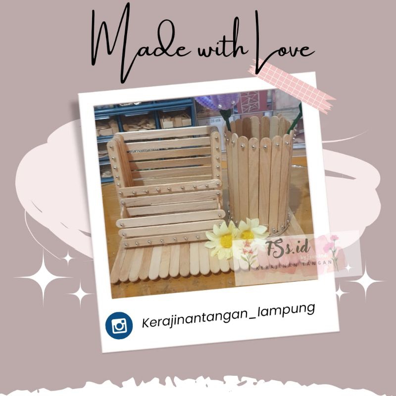 

KERAJINAN HANDMADE PRAKARYA MURAH TEMPAT PENSIL