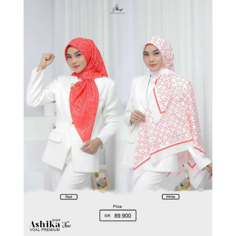 Hijab kemerdekaan merah putih ashika by arrafi