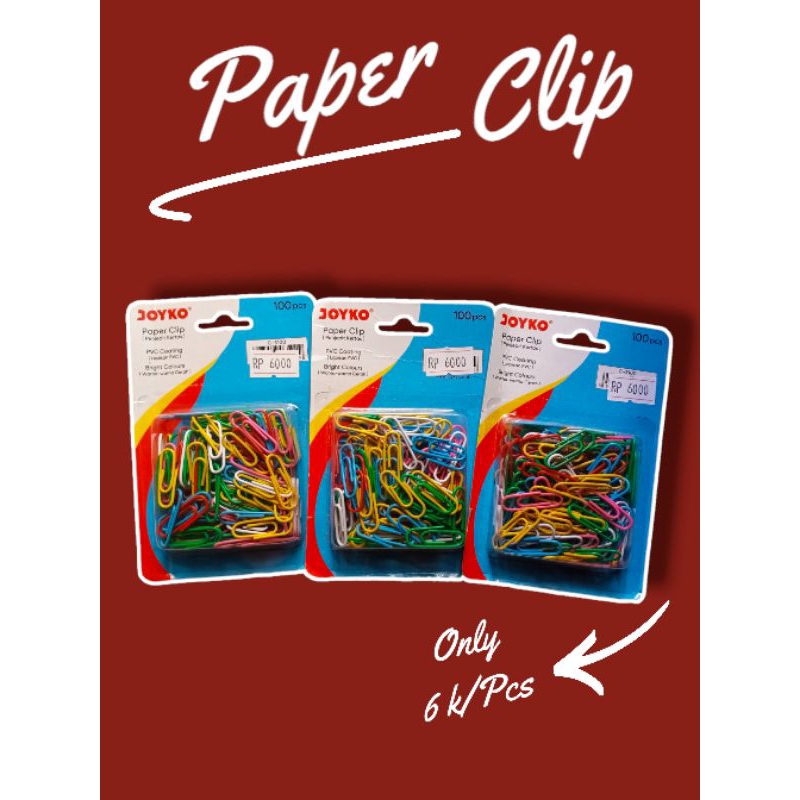 

Paper clip/ klip kertas/push pin