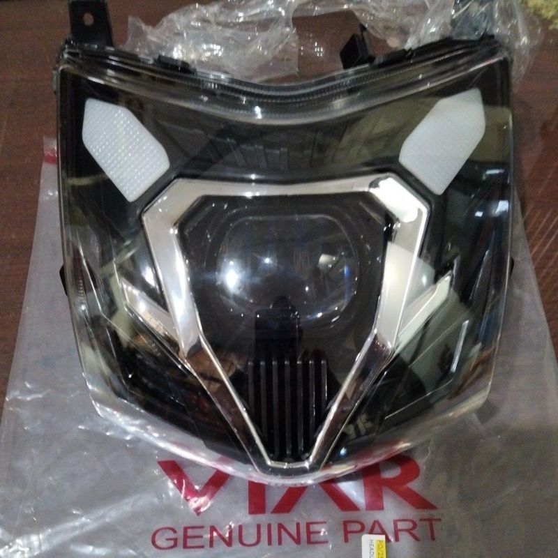 Reflektor LED / lampu depan Viar Karya roda3 *ORIGINAL VIAR*