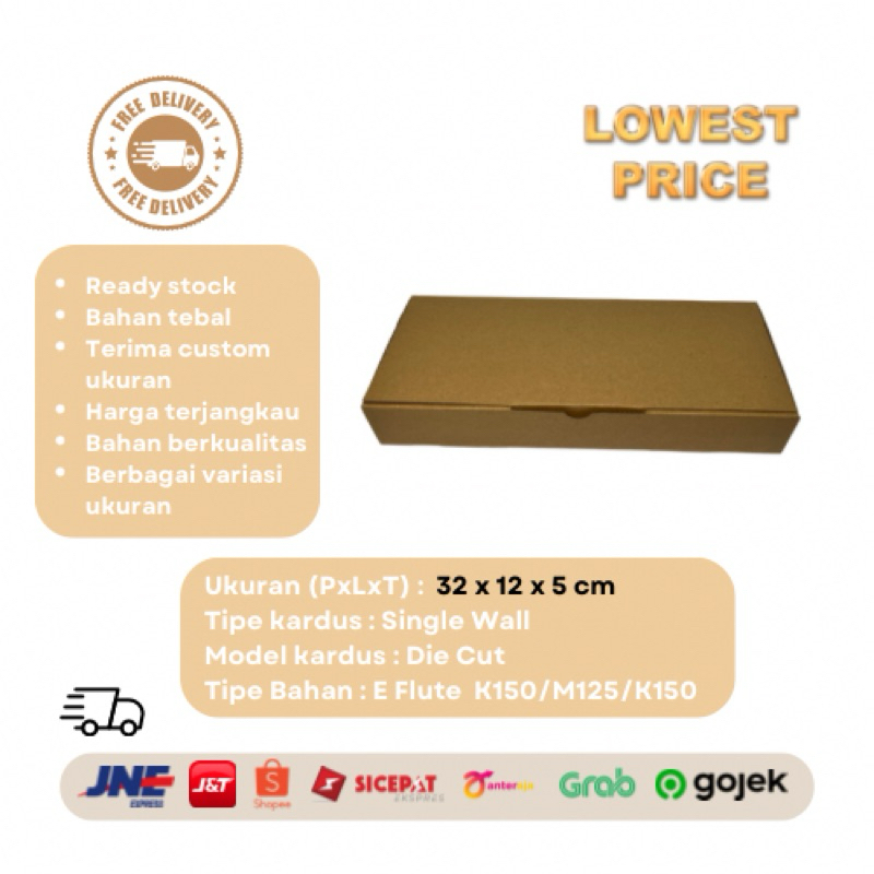 

Kardus Uk 32 x 12 x 5 Die Cut