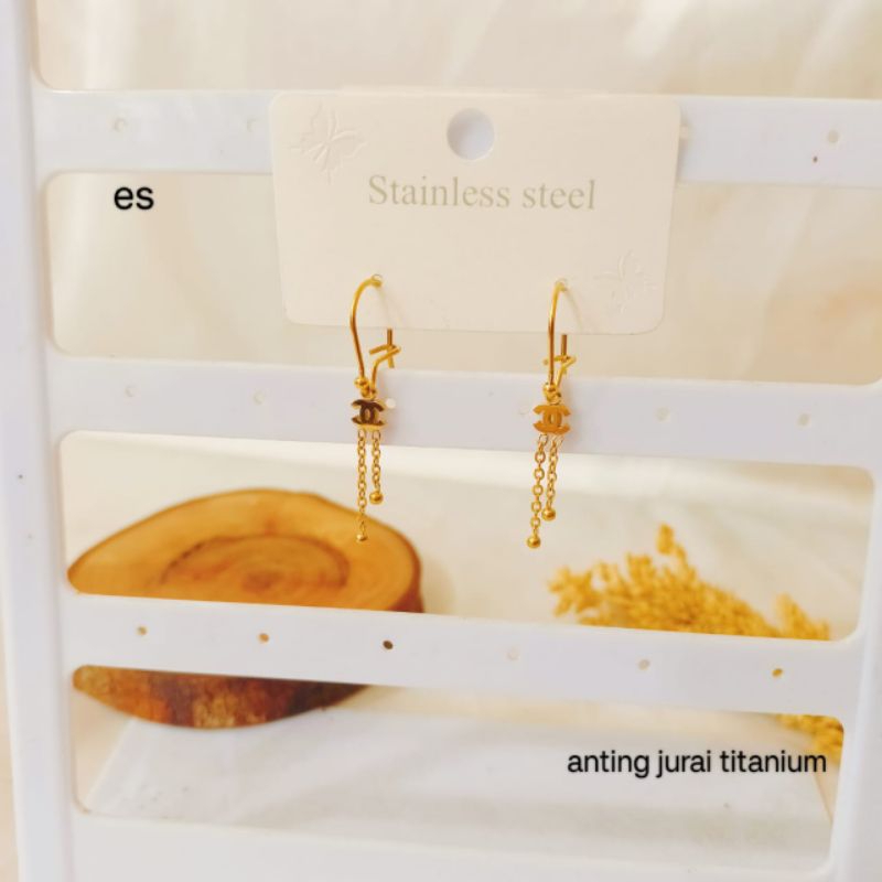 Giwang titanium perempuan anti karat