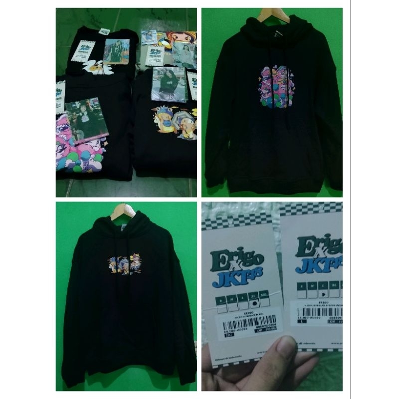 Hoodie Erigo X JKT48 K2 V5 ofc (OVER SIZE)