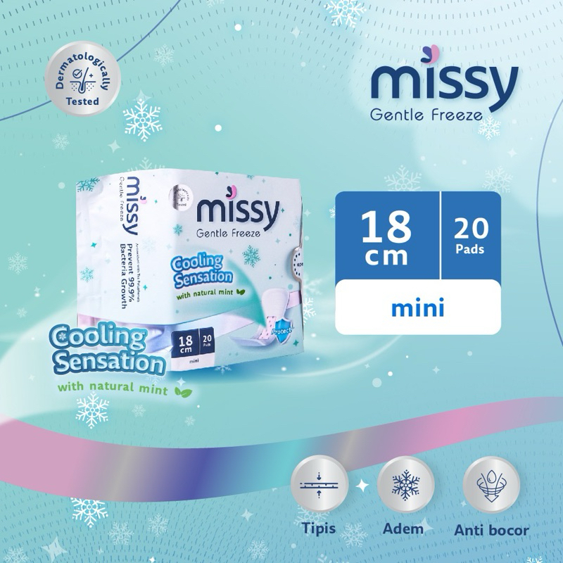 Missy Mini / pembalut kesehatan / PEMBALUT MISSY / Pbalut Herbal