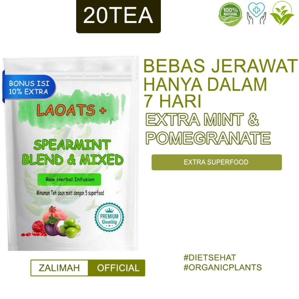 

Spreamint Tea Spearmint Tea Untuk Jerawat Organic Spearmint Tea Raw Herbal Peppermint Tea Laoats