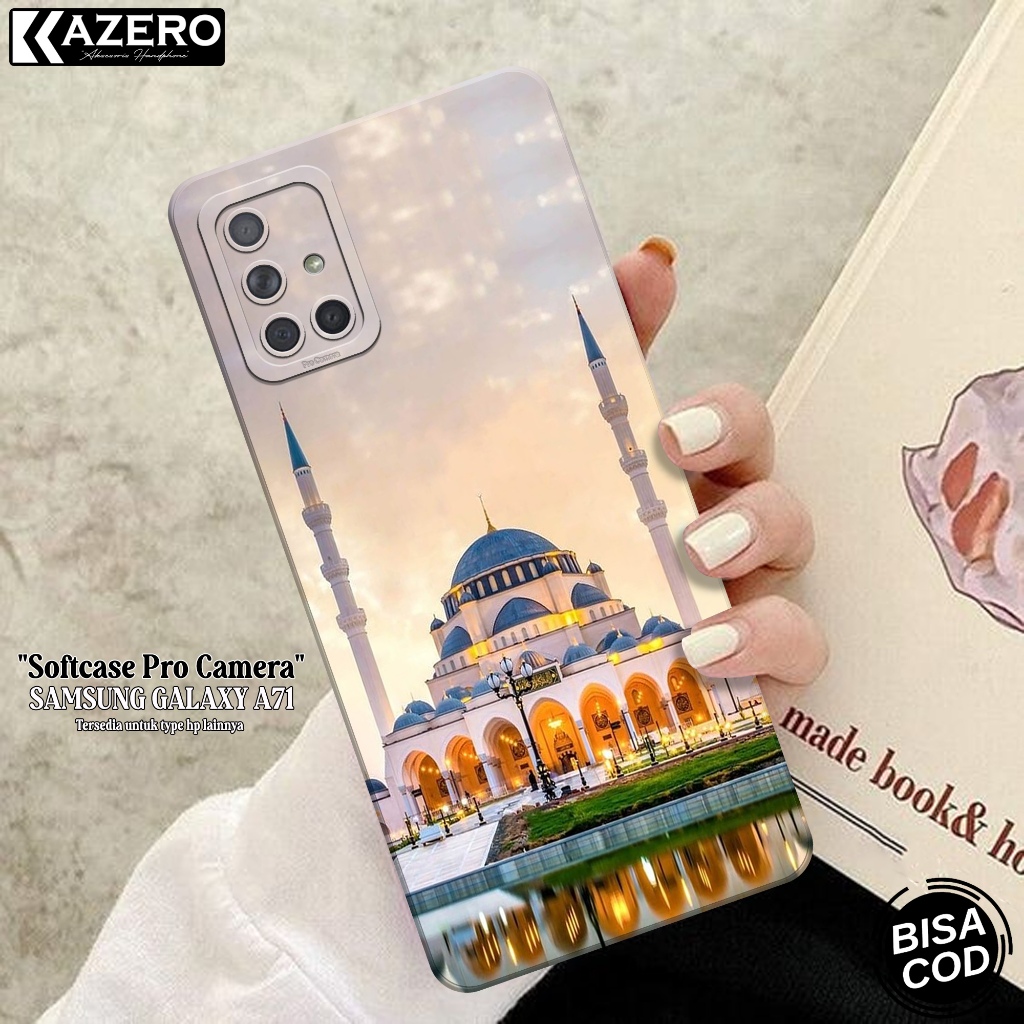 Kesing Hp Samsung Galaxy A71 Case Masjid - Case Samsung Galaxy A71 - Casing Samsung Galaxy A71 - Sof